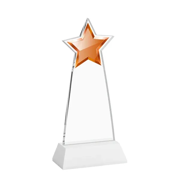 The Starlite Award is a sleek starfire crystal piece featuring a... from ASI 84592 St Regis Group / St Regis