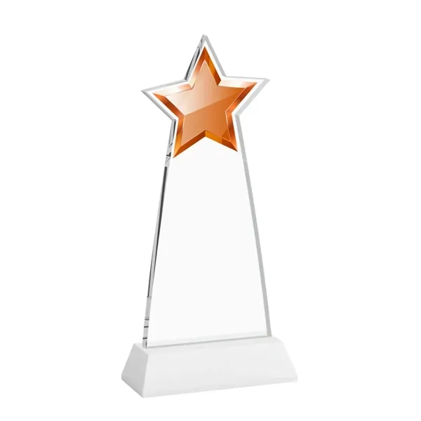 The Starlite Award is a sleek starfire crystal piece featuring a... from ASI 84592 St Regis Group / St Regis