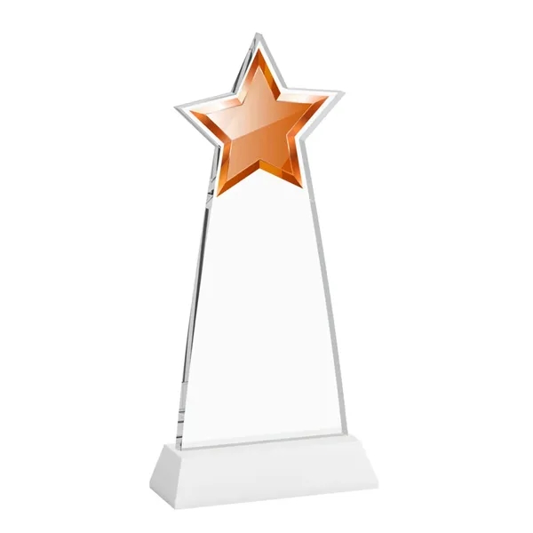 The Starlite Award is a sleek starfire crystal piece featuring a... from ASI 84592 St Regis Group / St Regis