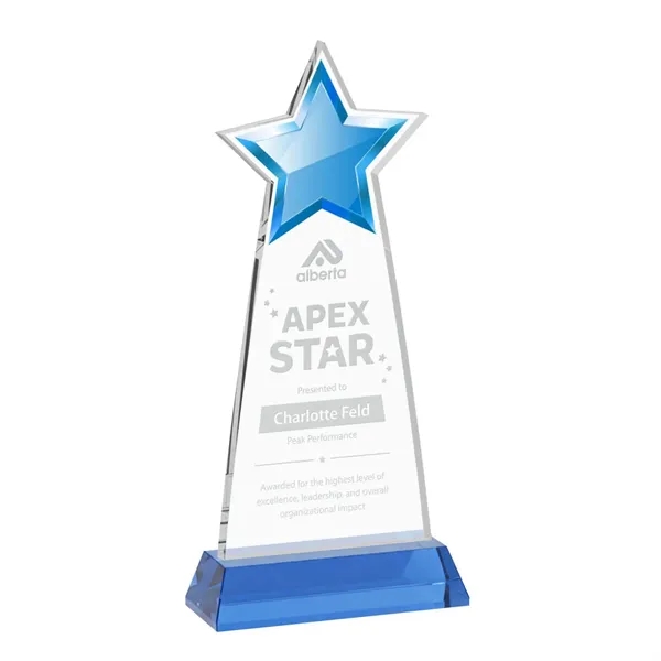 The Starlite Award is a sleek starfire crystal piece featuring a... from ASI 84592 St Regis Group / St Regis