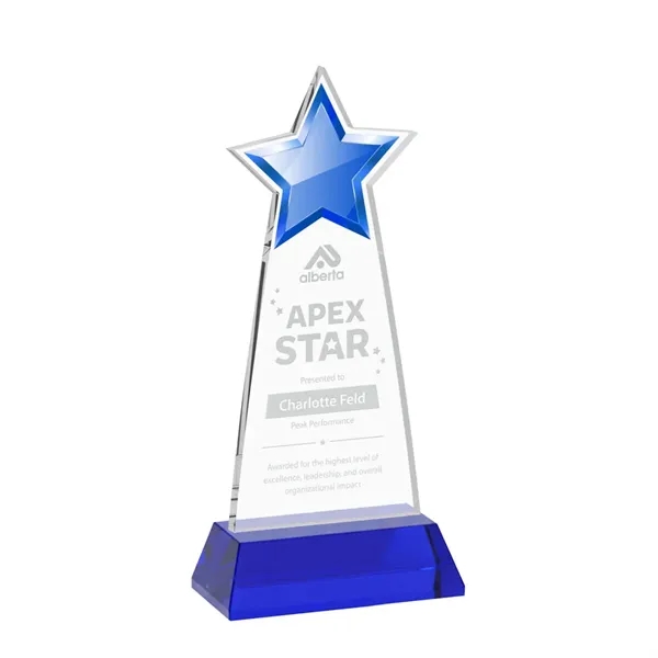 The Starlite Award is a sleek starfire crystal piece featuring a... from ASI 84592 St Regis Group / St Regis