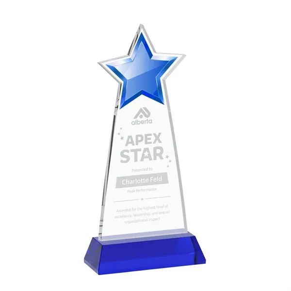 The Starlite Award is a sleek starfire crystal piece featuring a... from ASI 84592 St Regis Group / St Regis