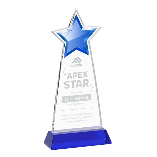 The Starlite Award is a sleek starfire crystal piece featuring a... from ASI 84592 St Regis Group / St Regis