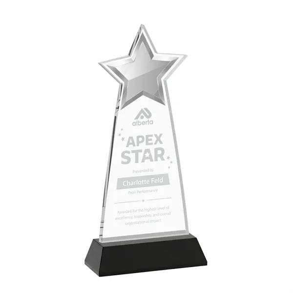 The Starlite Award is a sleek starfire crystal piece featuring a... from ASI 84592 St Regis Group / St Regis