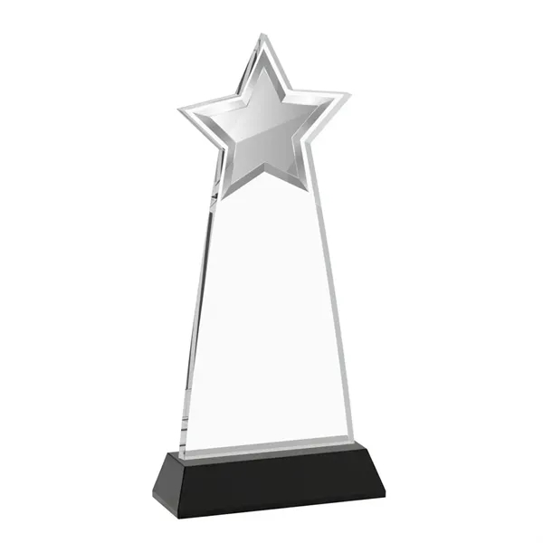 The Starlite Award is a sleek starfire crystal piece featuring a... from ASI 84592 St Regis Group / St Regis