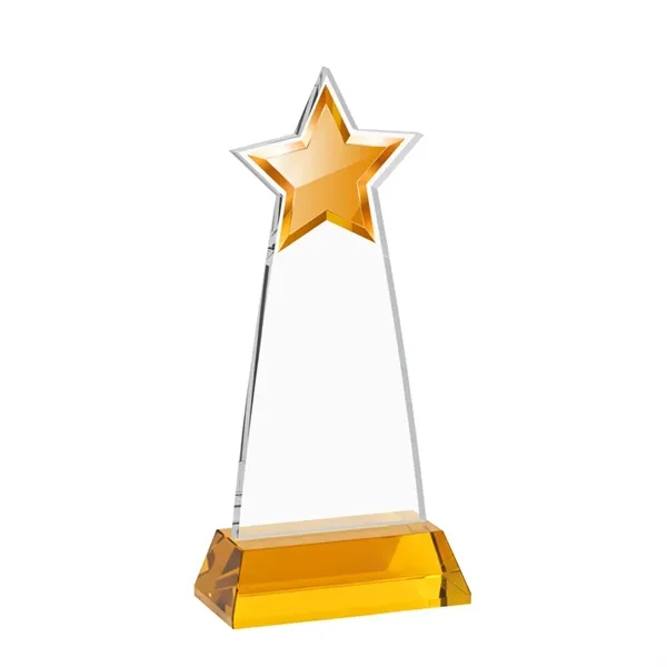 The Starlite Award is a sleek starfire crystal piece featuring a... from ASI 84592 St Regis Group / St Regis