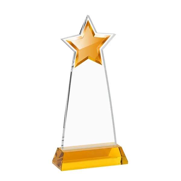 The Starlite Award is a sleek starfire crystal piece featuring a... from ASI 84592 St Regis Group / St Regis