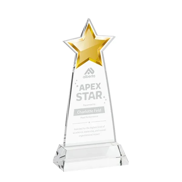 The Starlite Award is a sleek starfire crystal piece featuring a... from ASI 84592 St Regis Group / St Regis