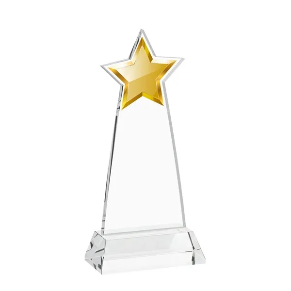 The Starlite Award is a sleek starfire crystal piece featuring a... from ASI 84592 St Regis Group / St Regis