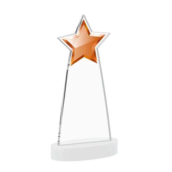 The Starlite Award is a sleek starfire crystal piece featuring a... from ASI 84592 St Regis Group / St Regis