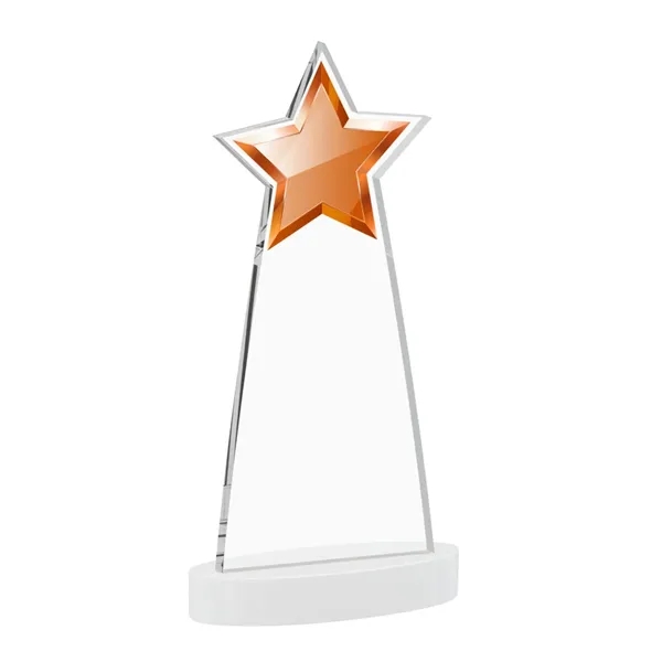 The Starlite Award is a sleek starfire crystal piece featuring a... from ASI 84592 St Regis Group / St Regis