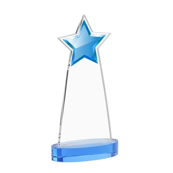 The Starlite Award is a sleek starfire crystal piece featuring a... from ASI 84592 St Regis Group / St Regis