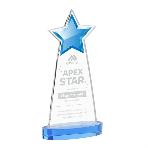 The Starlite Award is a sleek starfire crystal piece featuring a... from ASI 84592 St Regis Group / St Regis