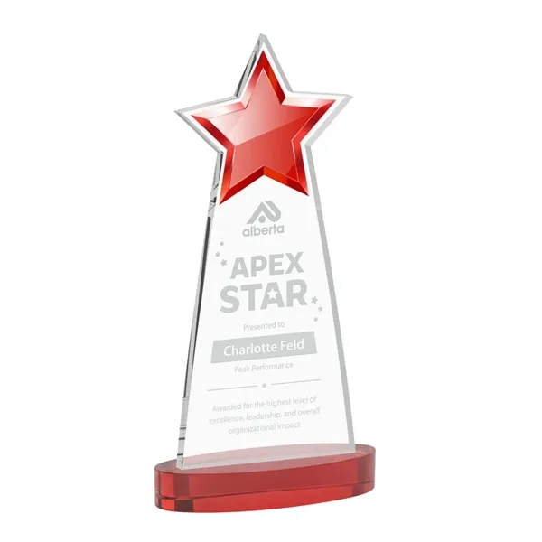 The Starlite Award is a sleek starfire crystal piece featuring a... from ASI 84592 St Regis Group / St Regis