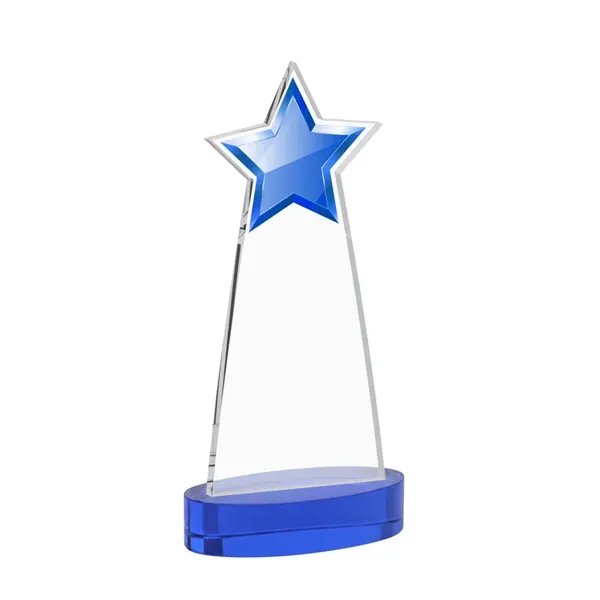 The Starlite Award is a sleek starfire crystal piece featuring a... from ASI 84592 St Regis Group / St Regis