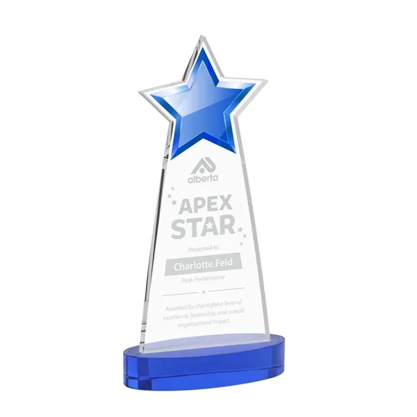 The Starlite Award is a sleek starfire crystal piece featuring a... from ASI 84592 St Regis Group / St Regis