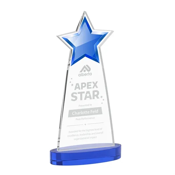 The Starlite Award is a sleek starfire crystal piece featuring a... from ASI 84592 St Regis Group / St Regis