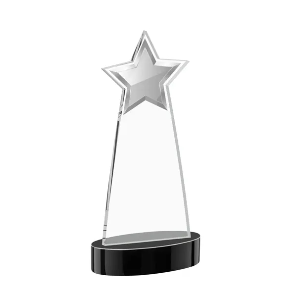 The Starlite Award is a sleek starfire crystal piece featuring a... from ASI 84592 St Regis Group / St Regis