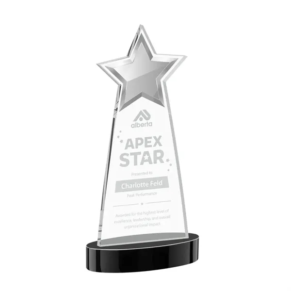 The Starlite Award is a sleek starfire crystal piece featuring a... from ASI 84592 St Regis Group / St Regis