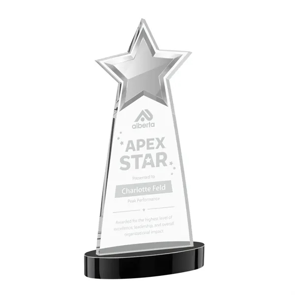 The Starlite Award is a sleek starfire crystal piece featuring a... from ASI 84592 St Regis Group / St Regis