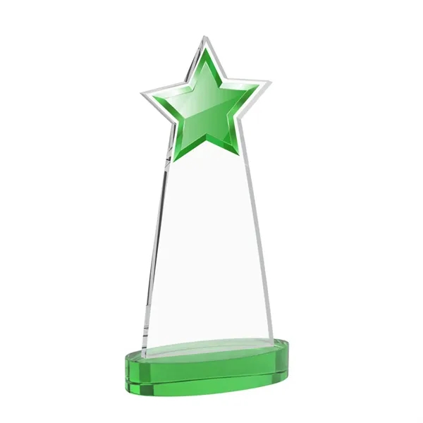 The Starlite Award is a sleek starfire crystal piece featuring a... from ASI 84592 St Regis Group / St Regis