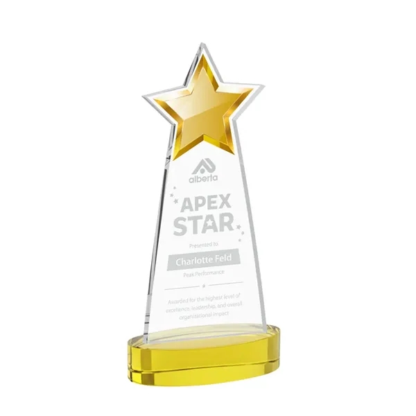 The Starlite Award is a sleek starfire crystal piece featuring a... from ASI 84592 St Regis Group / St Regis