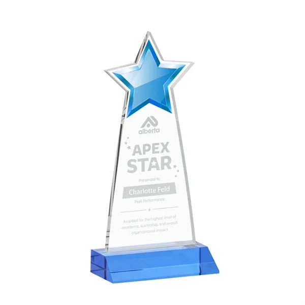 The Starlite Award is a sleek starfire crystal piece featuring a... from ASI 84592 St Regis Group / St Regis