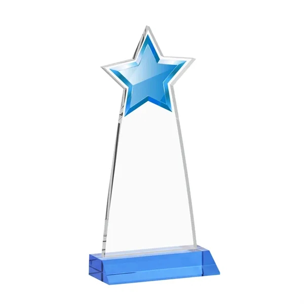 The Starlite Award is a sleek starfire crystal piece featuring a... from ASI 84592 St Regis Group / St Regis