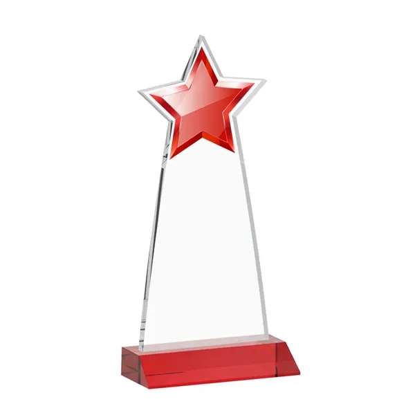 The Starlite Award is a sleek starfire crystal piece featuring a... from ASI 84592 St Regis Group / St Regis