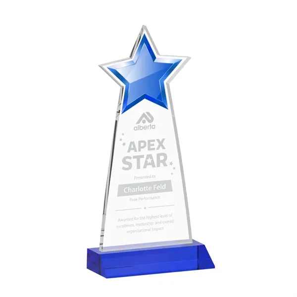 The Starlite Award is a sleek starfire crystal piece featuring a... from ASI 84592 St Regis Group / St Regis