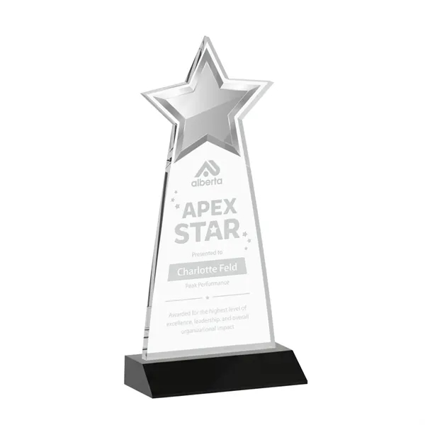 The Starlite Award is a sleek starfire crystal piece featuring a... from ASI 84592 St Regis Group / St Regis