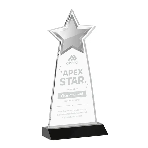 The Starlite Award is a sleek starfire crystal piece featuring a... from ASI 84592 St Regis Group / St Regis