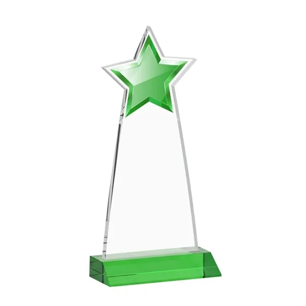 The Starlite Award is a sleek starfire crystal piece featuring a... from ASI 84592 St Regis Group / St Regis