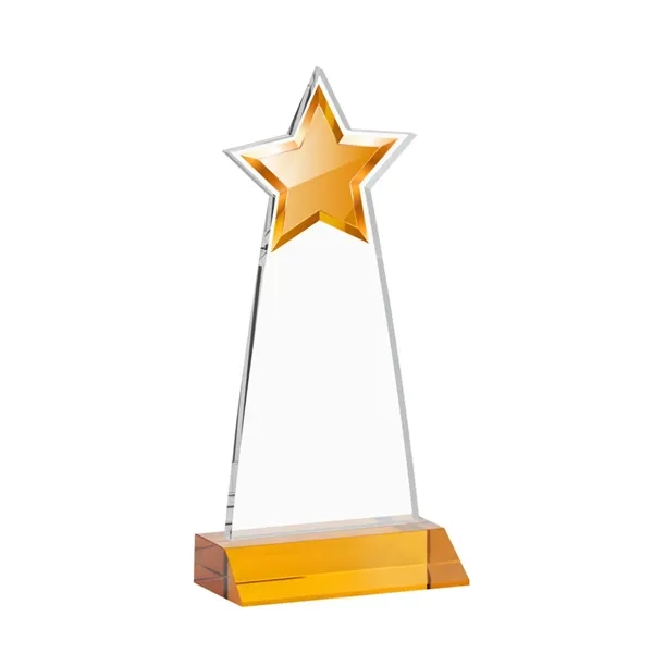 The Starlite Award is a sleek starfire crystal piece featuring a... from ASI 84592 St Regis Group / St Regis