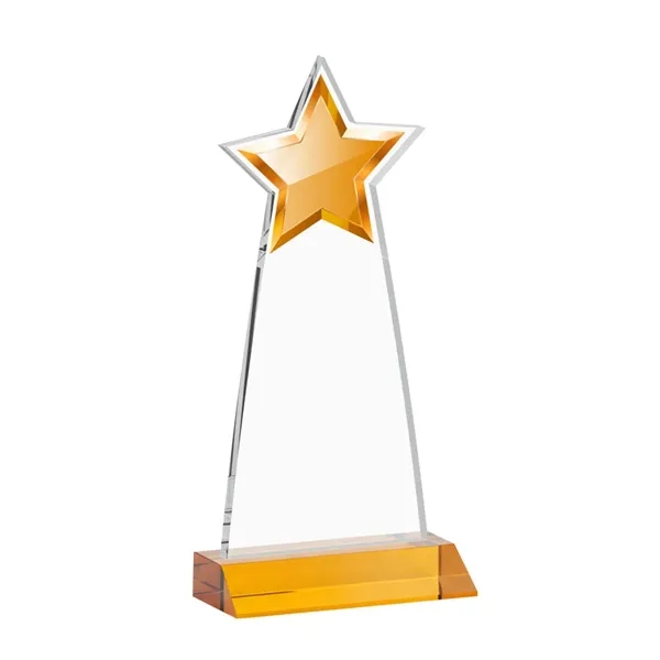 The Starlite Award is a sleek starfire crystal piece featuring a... from ASI 84592 St Regis Group / St Regis