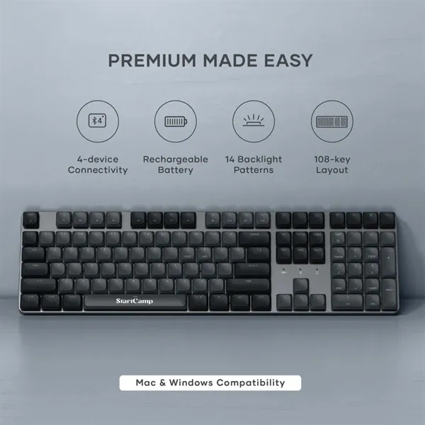 SATECHI® SM3 Slim Mechanical Backlit Bluetooth Keyboard... from ASI 84592 St Regis Group