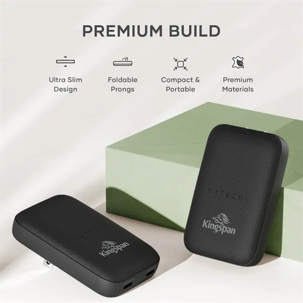 The Satechi OntheGo™ 67W Slim Wall Charger delivers powerful, fast charging... from ASI 84592 St Regis Group