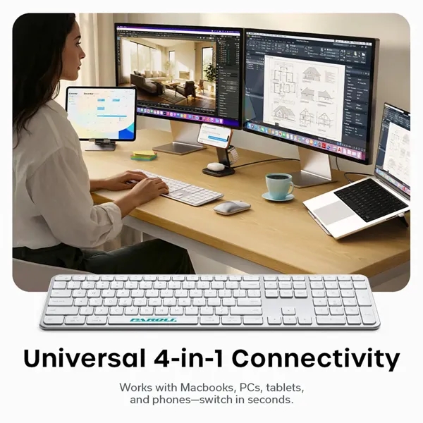 The Satechi Slim EX3 Wireless Keyboard delivers full-size functionality.... from ASI 84592 St Regis Group