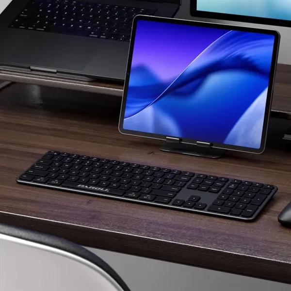 The Satechi Slim EX3 Wireless Keyboard delivers full-size functionality.... from ASI 84592 St Regis Group