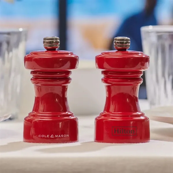 The Hoxton Red Gloss Salt & Pepper Mills bring bold colour... from ASI 84592 St Regis Group