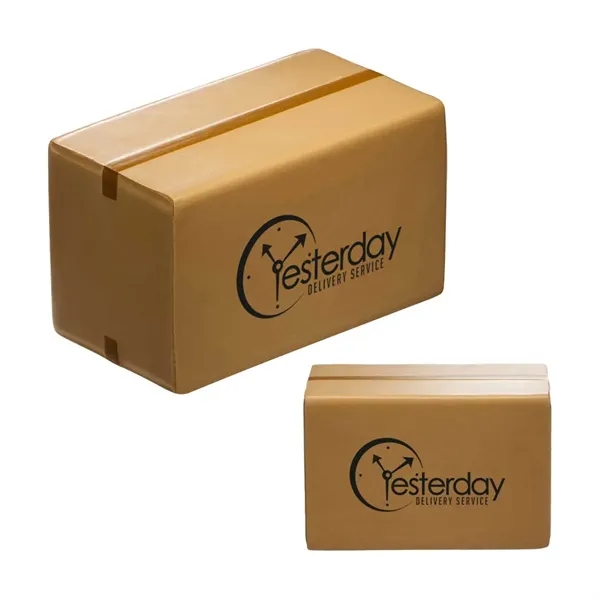 Shipping Box shaped stress reliever.... from ASI 63549 Jornik Manufacturing Corp