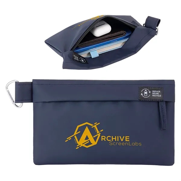 Recycled Nylon Utility Pouch with Carabiner... from ASI 36730 Ariel Premium Supply Inc
