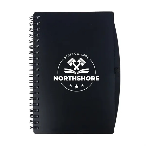 Bates Spiral FSC® Notebook With Sticky Notes and Flags... from ASI 67866 Logomark/Valumark