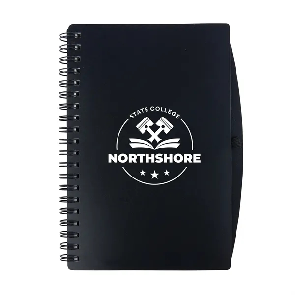 Bates Spiral FSC® Notebook With Sticky Notes and Flags... from ASI 67866 Logomark/Valumark