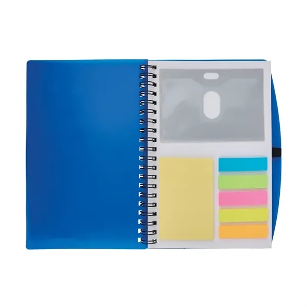 Bates Spiral FSC® Notebook With Sticky Notes and Flags... from ASI 67866 Logomark/Valumark
