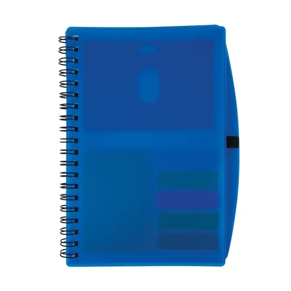 Bates Spiral FSC® Notebook With Sticky Notes and Flags... from ASI 67866 Logomark/Valumark