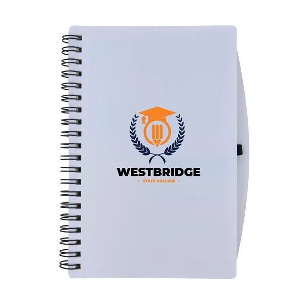 Bates Spiral FSC® Notebook With Sticky Notes and Flags... from ASI 67866 Logomark/Valumark