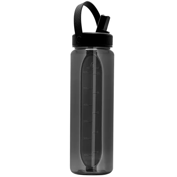 Garyline® Boss Embossed RPET Bottle with Flip-Straw, Swiv...... from ASI 40480 Koozie Group