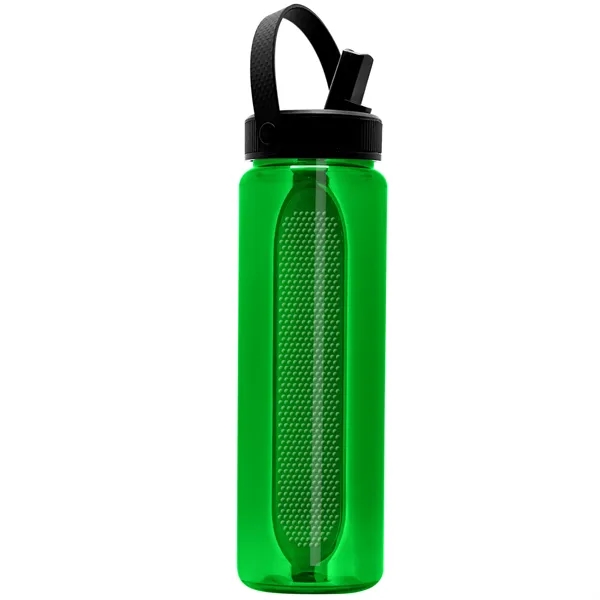 Garyline® Boss Embossed RPET Bottle with Flip-Straw, Swiv...... from ASI 40480 Koozie Group