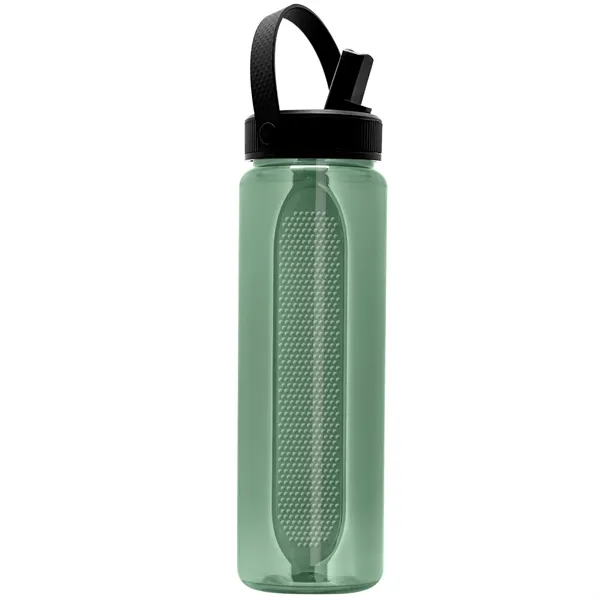 Garyline® Boss Embossed RPET Bottle with Flip-Straw, Swiv...... from ASI 40480 Koozie Group